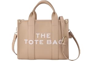 charlore The Leather Tote Bag For Women, Womens Tote Bags with zipper,Can shoulder/crossbody,Handbag