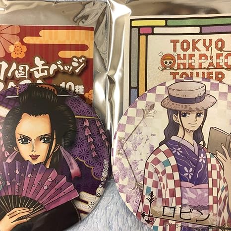 ワンピース 東京ワンピースタワー ワノ国缶バッジ 缶バッジコレクション ロビン おロビ Goods ホビー 通販 Amazon Co Jp
