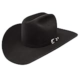 RESISTOL Tucker 3X Wool Felt Cowboy Hat Black