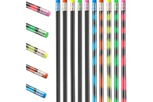 Blvochnnt 40PCS Mood Pencil with Eraser, Heat-Activated Color Changing Pencils, Assorted Color Thermochromic Pencils for Students, Kids, Classroom, Party Favors Gifts (5 Colors)