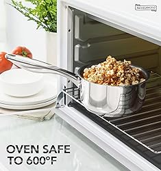 MICHELANGELO Stainless Steel Saucepan Set with Lids