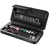 Fanttik Pro Refill 57Pcs 1/8" Rotary Tool Accessories Kit Bits for F2 Pro | Replacement Universal Set for 3D Printed Sanding, Cutting, Grinding, Polishing, Carving, for Metal, Wood, Glass, and Plastic