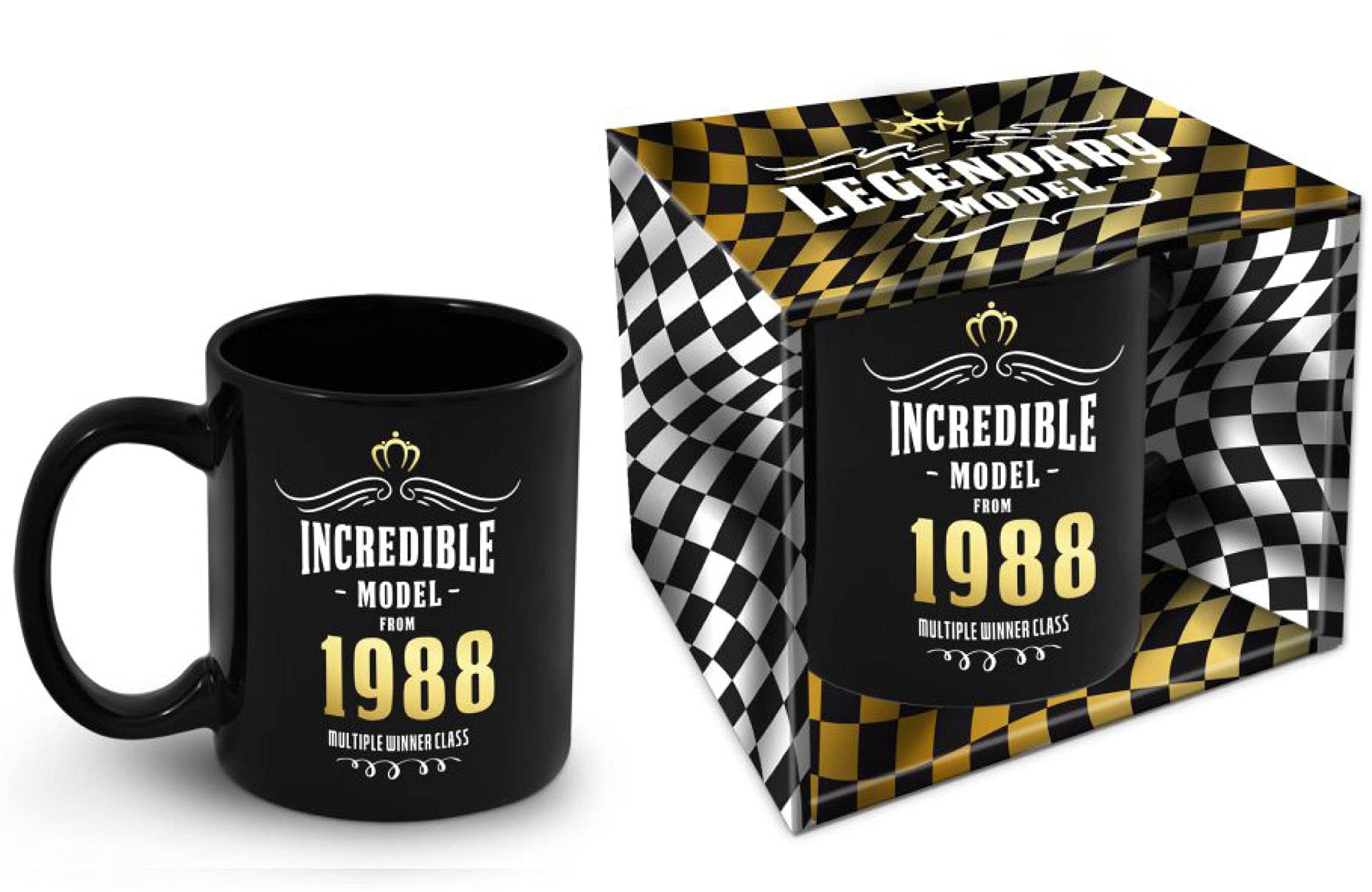 Birthday Mug with Year of Birth 1988