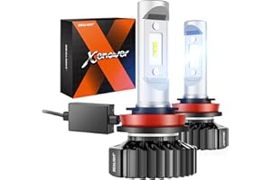 SEALIGHT H11 Light Bulbs, 30000LM 700% Brighter Fog Light with Turbo Fan,5 Mins Quick Installation, IP67 Waterproof Bulbs Pack of 2