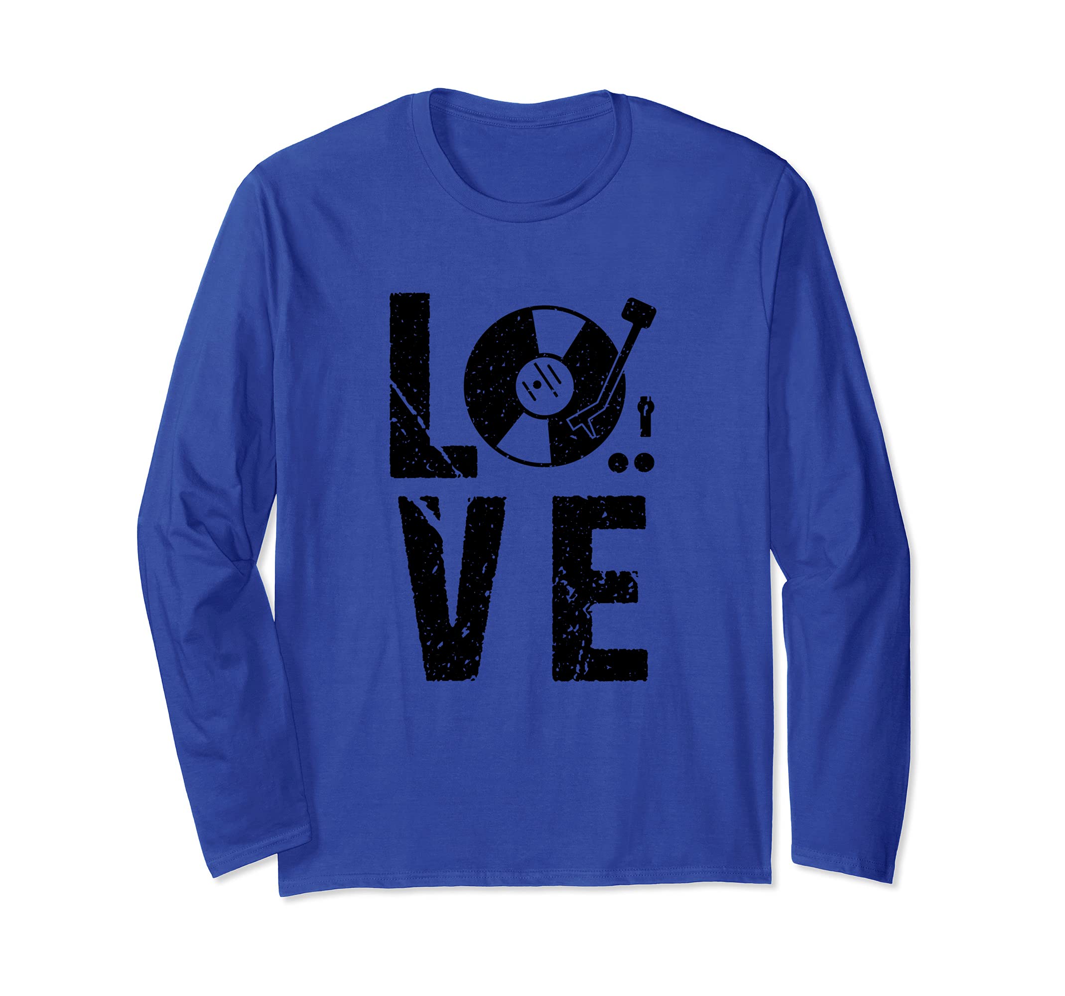 Vinyl Record Music EDM Retro Dj Long Sleeve T-Shirt