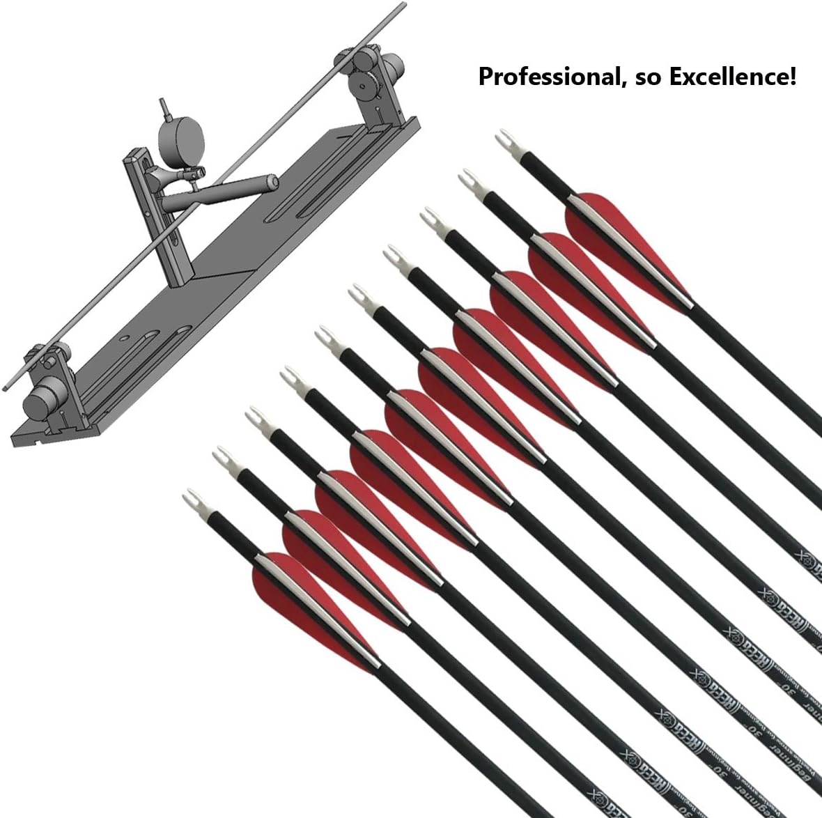 REEGOX Archery Hunting Practice Arrows for Compound and Recurve Bow-30 inch Target Arrows for Youth & Adults with Removable Tips(Pack of 12) : Sports & Outdoors