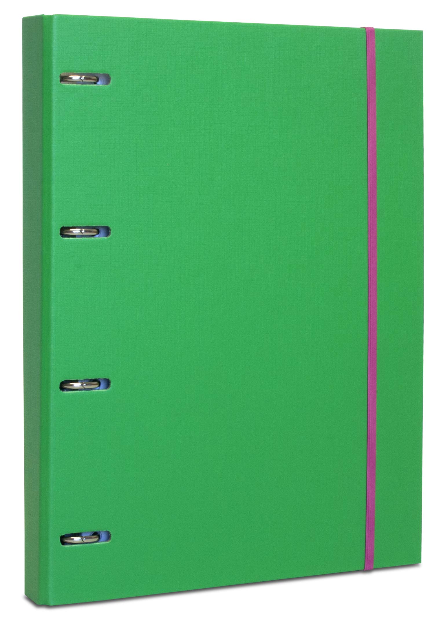 Grafoplás Folder Folder Folder 25 mm Cardboard Lined with Polypropylene 4 Rings A4 Green