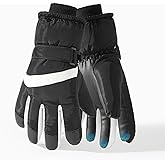 apaepr Winter Ski Gloves for Men & Women, Waterproof Insulated Cold Weather Work Gloves, Touchscreen Snow Gloves for Skiing, Snowboarding, Running, Cycling, Winter Work