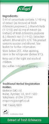 A.Vogel Echinaforce Hot Drink Echinacea Concentrate 100ml Elderberry view 4