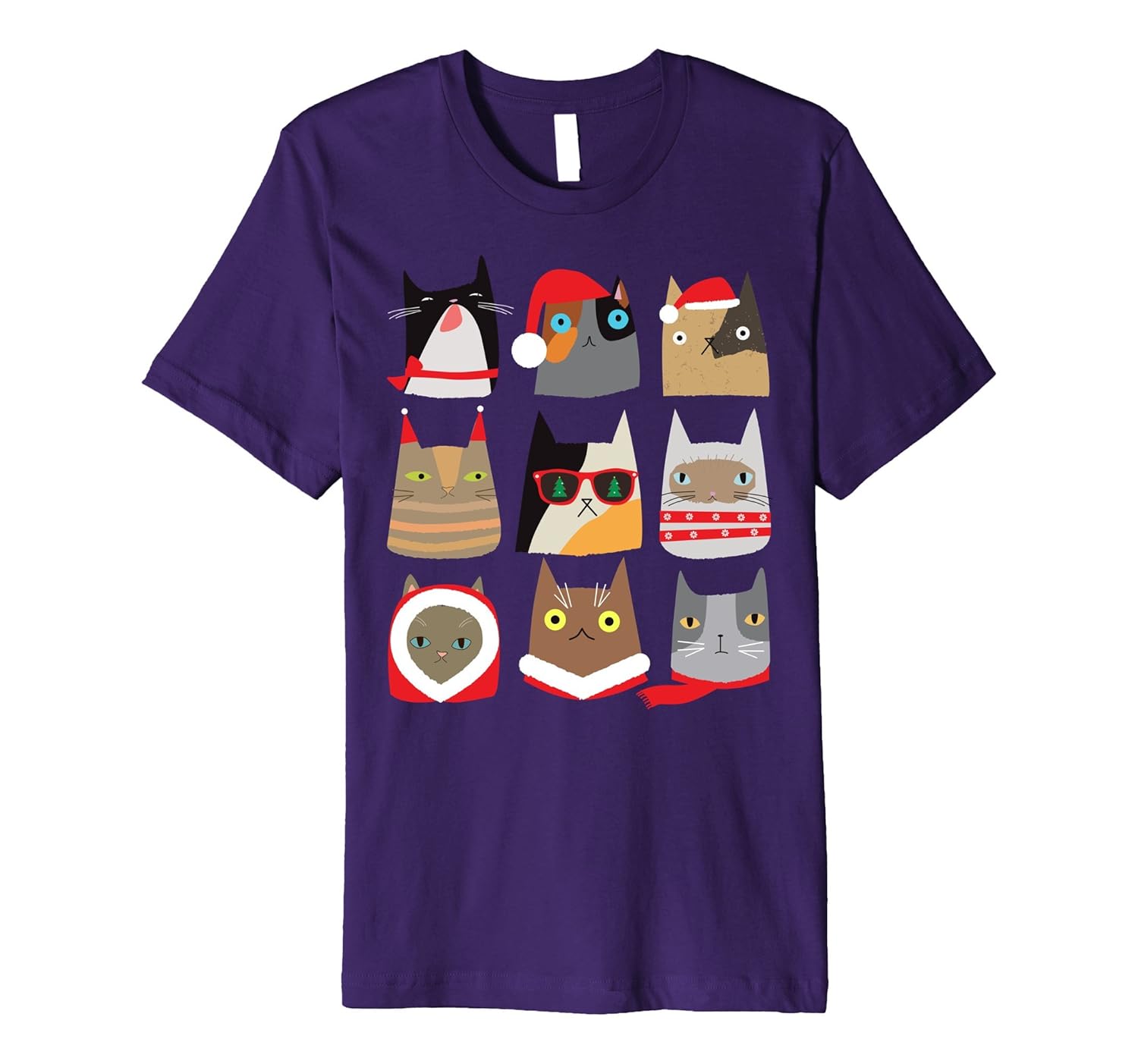 Cool Christmas Cats T-Shirt-ANZ