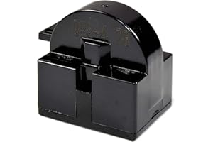 HQRP QP2-4.7 4.7 Ohm 1-Pin PTC Starter/Start Relay Replacement for Mini Fridges, Compact Refrigerators, Beverage & Wine/Beer Coolers, Deep Freezers, Beer/Wine Refrigerators