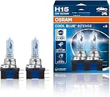 OSRAM COOL BLUE INTENSE H15 Duo Box 64176CBN-HCB 20% Brighter 3700K Halogen