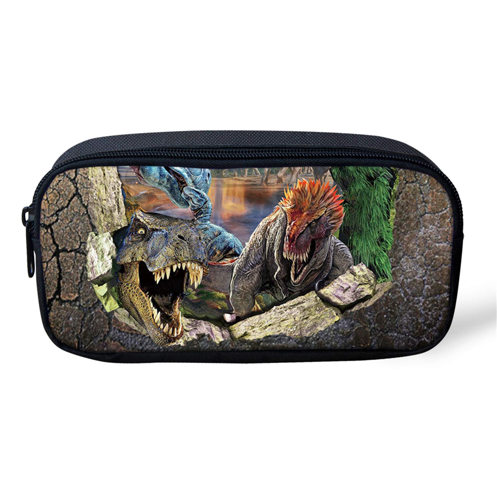 UOIMAG Cool Dinosaur Pencil Bag for Kids Boys Gift Pencil Case School Supplies Holder Desk Organizer Pen Bag