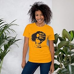 YourTops Women Melanin Graphic T-Shirt Afro Woman