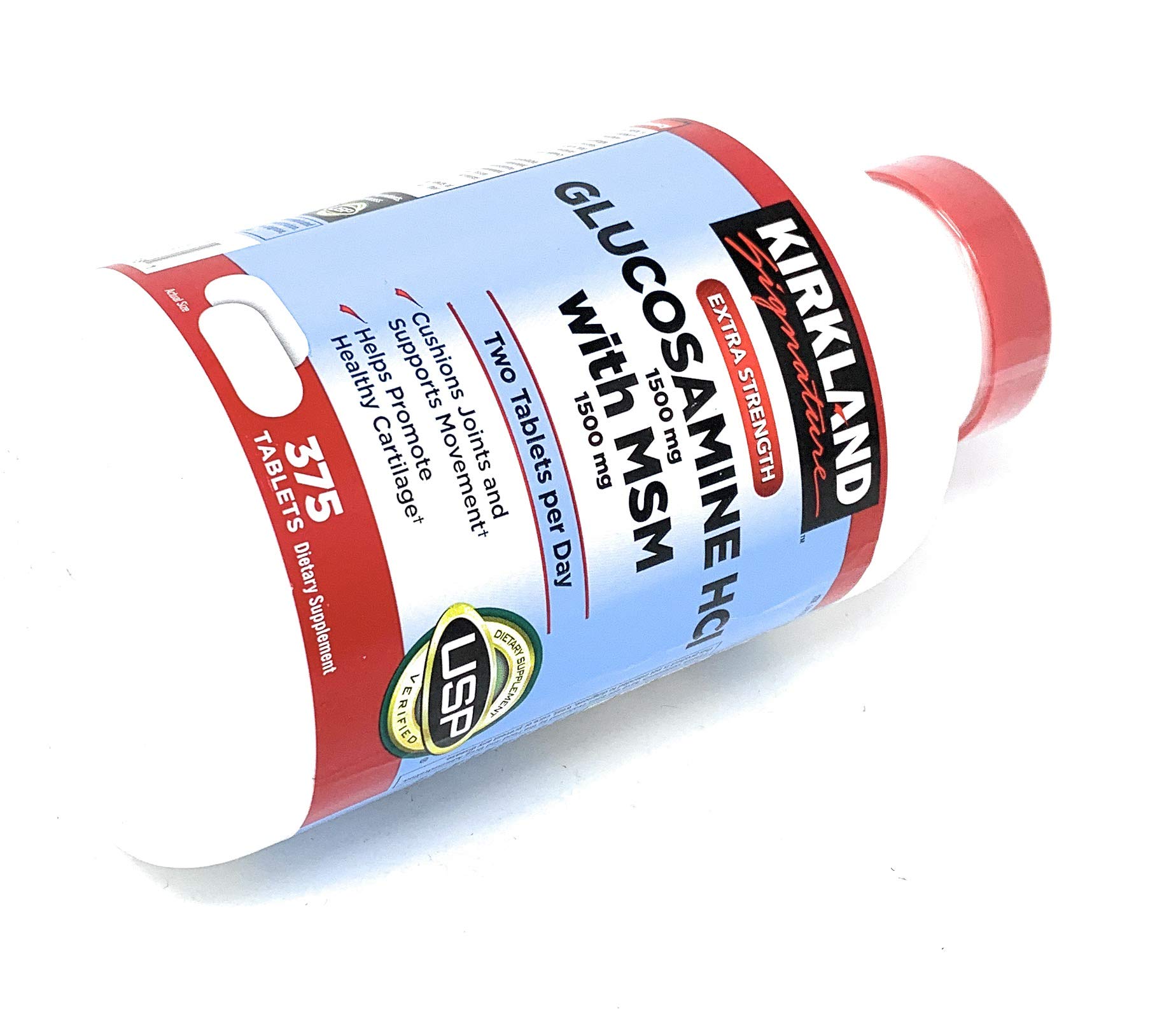 KIRKLAND Signature Glucosamine with MSM, 375 Tablets
