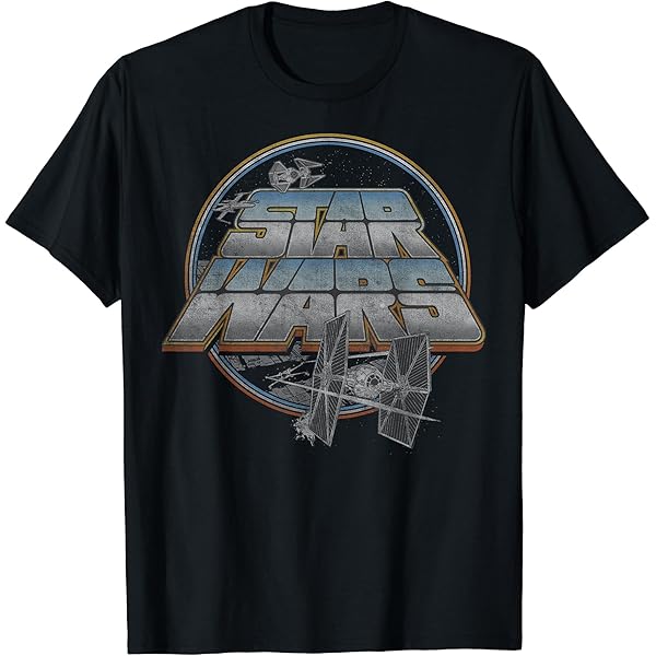 Amazon.com: Star Wars Retro Video Game Logo T-Shirt
