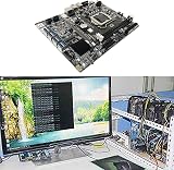 Xptieeck B75 ETH Mining Motherboard 8X PCIe LGA1155 DDR3 +CPU SATA Cable view 8