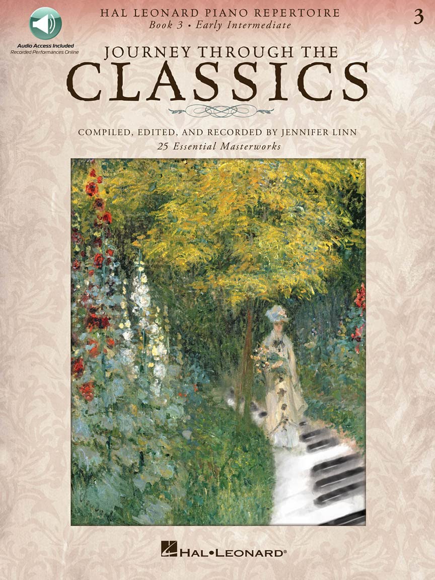 Journey Through The Classics: Book 3 - Early Intermediate (Hal Leonard Piano Repertoire) (Includes Online Access Code)