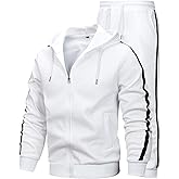 MACHLAB Men's Running Tracksuit Athletic Sports Casual Workout Full Zip Sweatsuit