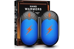 AJVV Hand Warmers Rechargeable 2 Pack, Electric Hand Warmer Up to 24Hrs, Wolf-Shape, Portable Reusable HandWarmer, Winter Gifts for Camping, Hunting, Fishing, Christmas