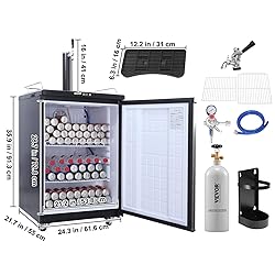 VEVOR Beer Kegerator, Single Tap Commercial Draft