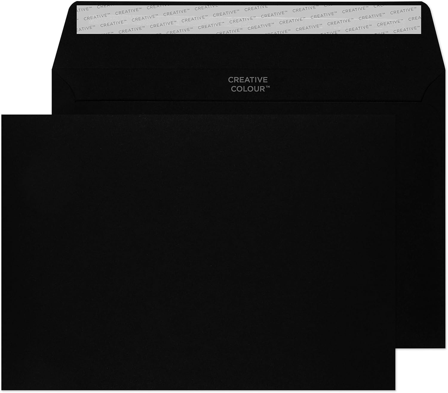 Blake Creative Colour C5 162 x 229 mm 120 gsm Peel & Seal Wallet Envelopes (314) Jet Black - Pack of 500, C5 - 162 x 229 mm