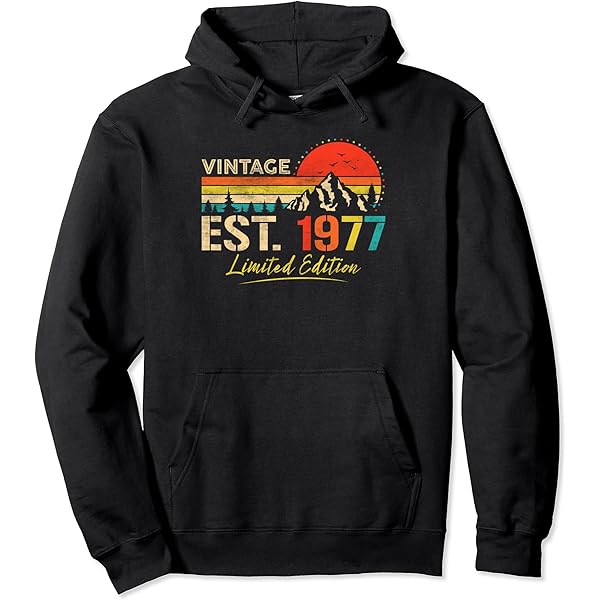 Amazon.com: Vintage Est 1977 Limited Edition Classic 1977 Men and
