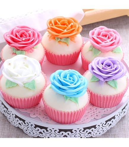 Amazon.com: 6 PC Magnetic Cute Pink Sprinkle Cupcakes