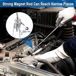 Rechabite 1 Piece 25LBs Telescoping Magnetic Pickup