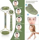 TECHSTR Jade Roller Gua Sha Set - Eye Puffiness & Skin Tightening view 4