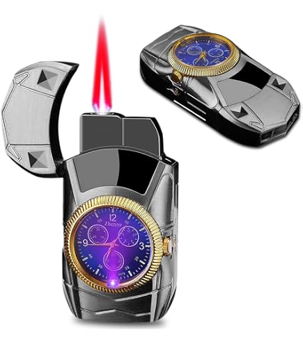 car shaped cigarette lighter Amazon.com: Car Shape Torch Lighter With Clock Dial