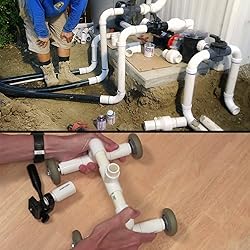 6Pack 2" PVC Pipe Coupling Adapter Pipe Fittings
