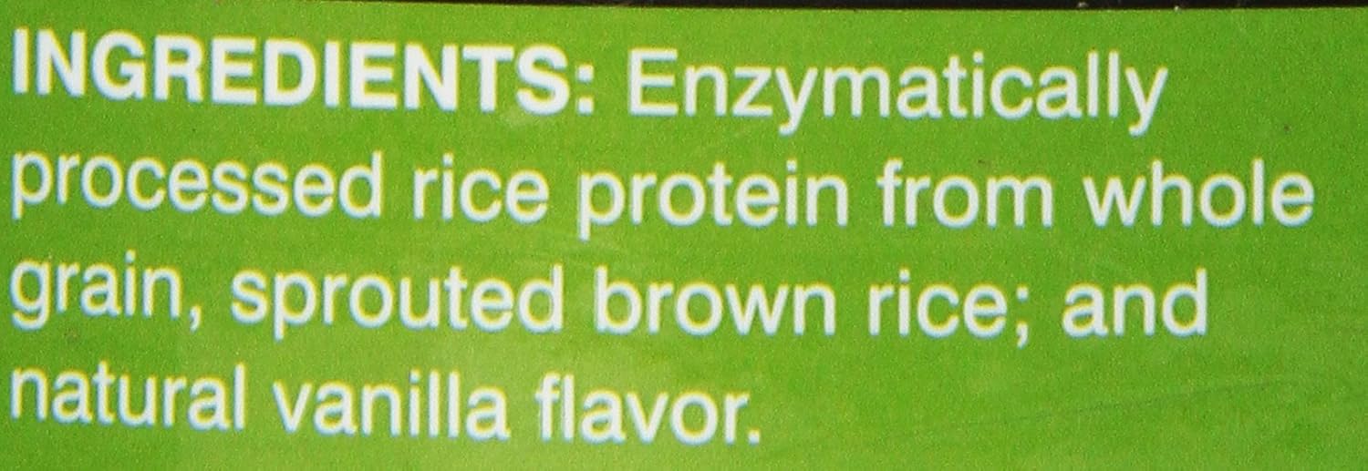 Nutribiotic Rice Protein, Vanilla, 21 Ounce: Health & Personal Care