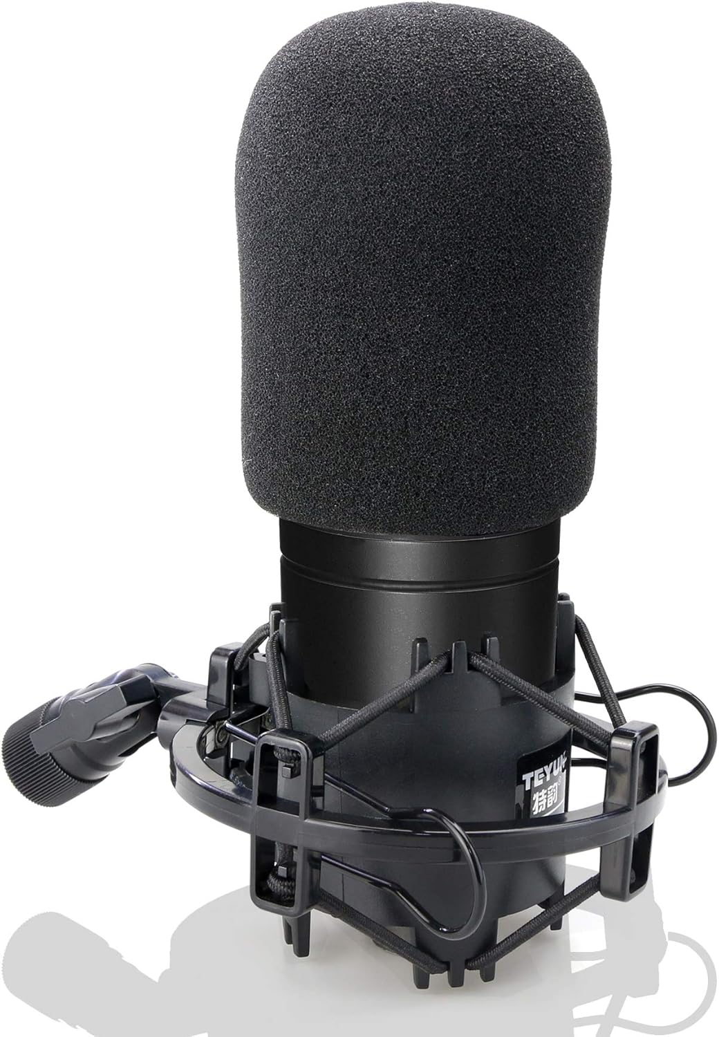 Amazon Sunmon ショックマウント付きマイクカバー At マイク用 Shock Mount と Pop Filter サスペンション ホルダー 削減振動ノイズ ショックマウント 楽器