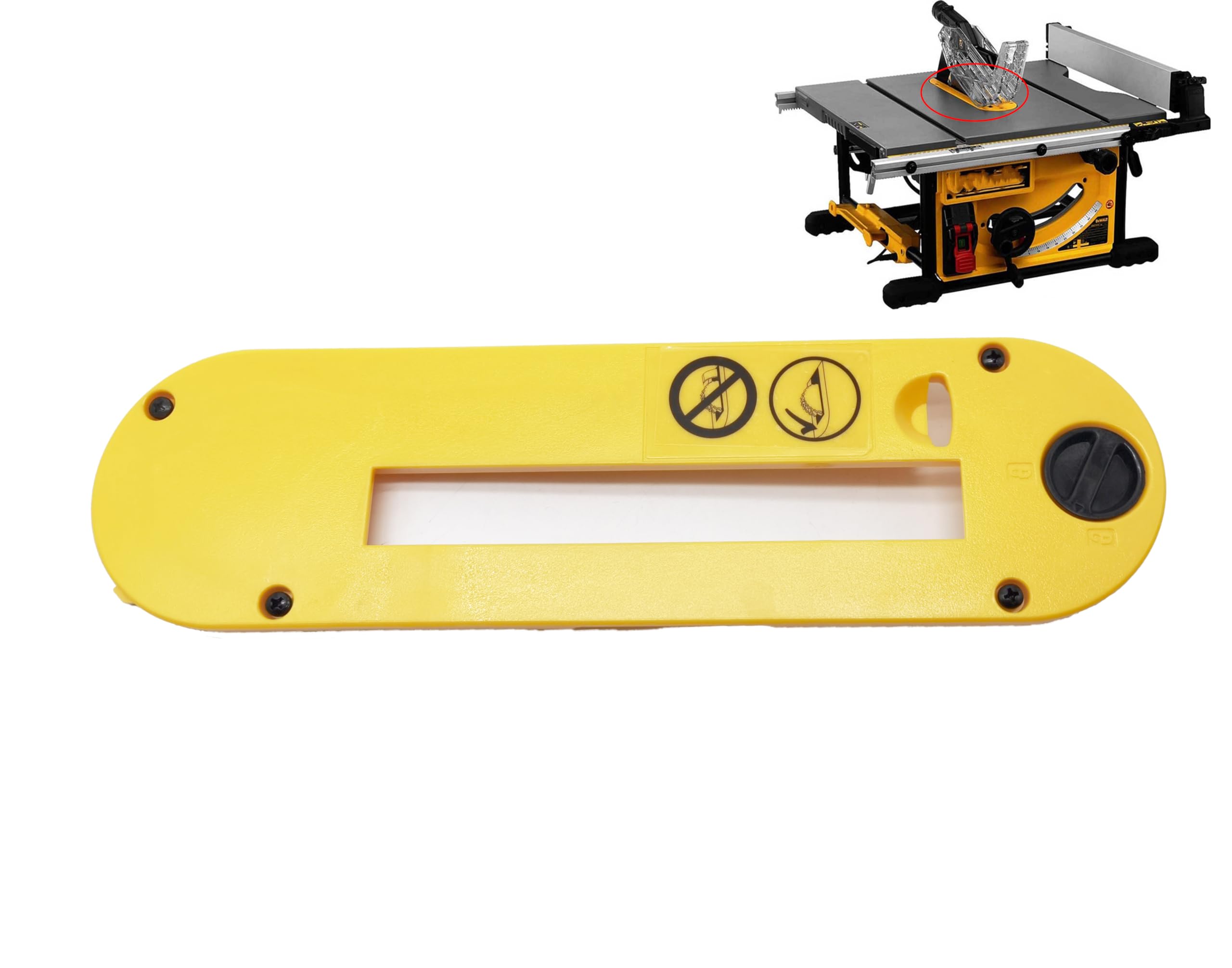 Mua 1pcs DWE7402DI Dado ThroatPlate for DeWalt 10Inch Portable Table Saw DWE7490,DWE7491
