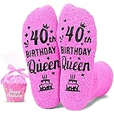 HAPPYPOP Birthday Gift Ideas - Socks for 30 40 60 70 Years Old Women Female