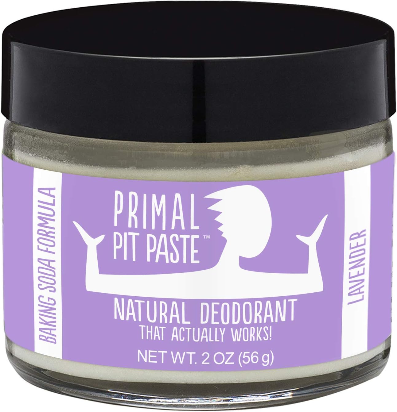 Primal Pit Paste All-Natural Deodorant - Aluminum & Paraben Free - Lavender Deodorant Jar