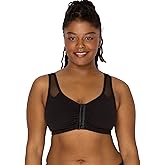 Fruit of The Loom Womens Comfort Front Close Sport Bra with Mesh Straps