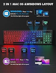 Wireless Keyboard and Mouse Combo - Large