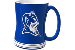 BOELTER BRANDS NCAA Duke Blue Devils Sculpted Relief Mug, 14-Ounce