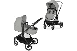 Cybex EOS Multi-Purpose Stroller - Converts from Carriage Mode to Reversible Toddler Seat in Seconds, 5 Modes of Use, Travel 