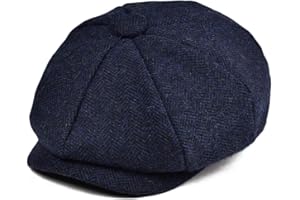 JANGOUL Boys Vintage Newsboy Cap Tweed Flat Beret Cabbie Hat for Kids Toddler Pageboy
