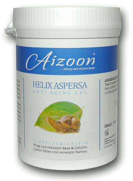 3 Stück Aizoon 250ml Schneckengel Schneckenschleim Schneckencreme Anti Aging Gel Narben Cellulite Creme BEKANNT AUS DEM SAT1 