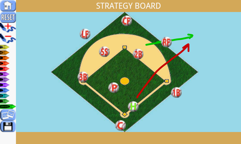 Baseball Clipboard & Scoreboard (for Kindle, Tablet & Phone) - Thumbnail 3