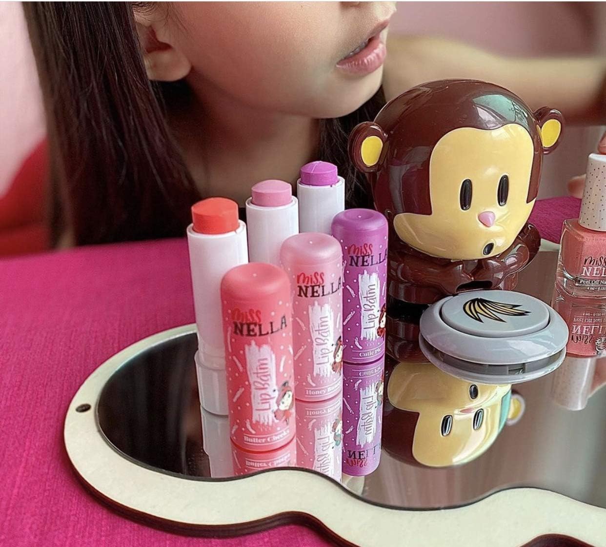 Miss Nella HONEY BUNNY Hypoallergenic children Lip Balm, Non Toxic Make Up for kids perfect for those with sensitive skin - Image 3