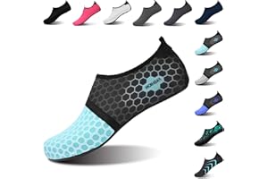 L-RUN Women Water Shoes Mens Barefoot Skin Aqua Socks for Run Dive Surf Swim Beach Yoga Quick Drying