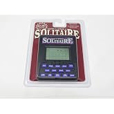 LCD Electronic Handheld Solitaire Game, Ages 8+ | Electronic Handheld Solitaire Game with LCD Screen, Portable Travel Card Game for Kids &amp; Adults, Ages 8+