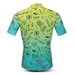 Weimostar Men's Cycling Bike Jersey Short Sleeve