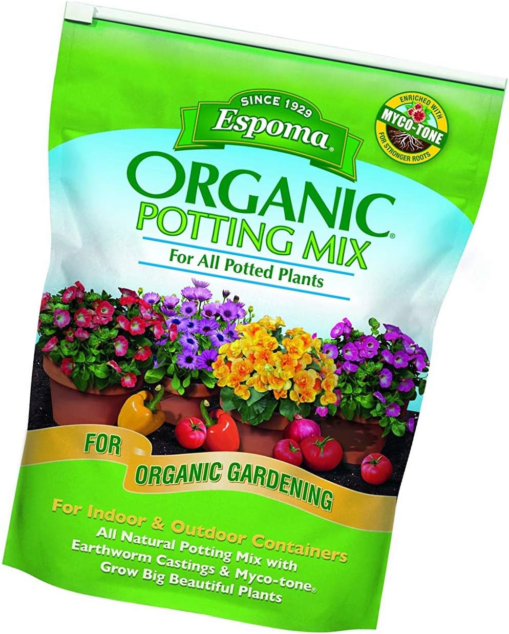 Espoma AP8 8-Quart Organic Potting Mix : Soil : Garden & Outdoor