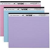 Roaring Spring Wide Landscape Pad, 74535, 40 Sheets, 11" x 9.5", Pack of 3
